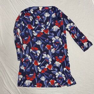Women’s Jcrew floral tunic